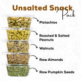 NY SPICE SHOP Unsalted Snacks Pack - Dried Fruit & Nuts Gift Pack - Holiday Nuts Gift Basket - Variety of Snacks - Classic Fruit and Nut Trail Mix
