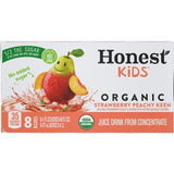Honest Kids Strawberry Peachy Keen Cartons, 6 fl oz, 8 Pack, 5 Sets