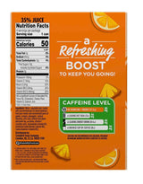 V8 +Energy Sparkling Healthy Energy Drink, Natural Energy from Tea, Orange Pineapple, 8.4 Oz Can, 4 Count