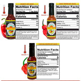 Dave's Gourmet Super Spicy Hot Sauce Variety 3 Pack - Includes Original Insanity, Ghost Pepper Naga Jolokia, and Carolina Reaper - Hot Sauce Set