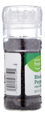 Amazon Fresh, Black Pepper Grinder, 2.2 Oz