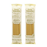 Pasta Toscana | Bronze Die Pasta | Italian Durum Wheat Semolina | Bronze die Pasta, 16 oz (Pack of 2, Linguine)