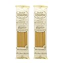 Pasta Toscana | Bronze Die Pasta | Italian Durum Wheat Semolina | Bronze die Pasta, 16 oz (Pack of 2, Linguine)
