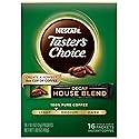 Nescafe Taster's Choice Decaf Instant Coffee, House Blend, 16 Count