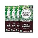 Alter Eco | Dark Chocolate Bars | Pure Dark Cocoa, Fair Trade, Organic, Non-GMO, Gluten Free (4-Pack Total Blackout)
