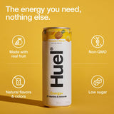 Huel Energy+ | Pineapple & Mango Energy Drink | 200mg Caffeine 35 Calories