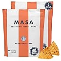 MASA Chips Corn Tortilla Chips Cooked in Beef Tallow - Seed Oil Free Snack, 2pk×5 oz each- Handmade with Only Naturally Grown Corn & Sea Salt, Gluten