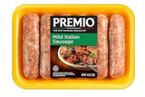 Premio - Mild Italian Sausage Pork Links, 16 oz, Pre-Seasoned, Meal Prep Ready, Perfect for Grilling, Cooking, Oven, Stovetop and Air Fryer