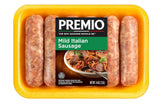 Premio - Mild Italian Sausage Pork Links, 16 oz, Pre-Seasoned, Meal Prep Ready, Perfect for Grilling, Cooking, Oven, Stovetop and Air Fryer