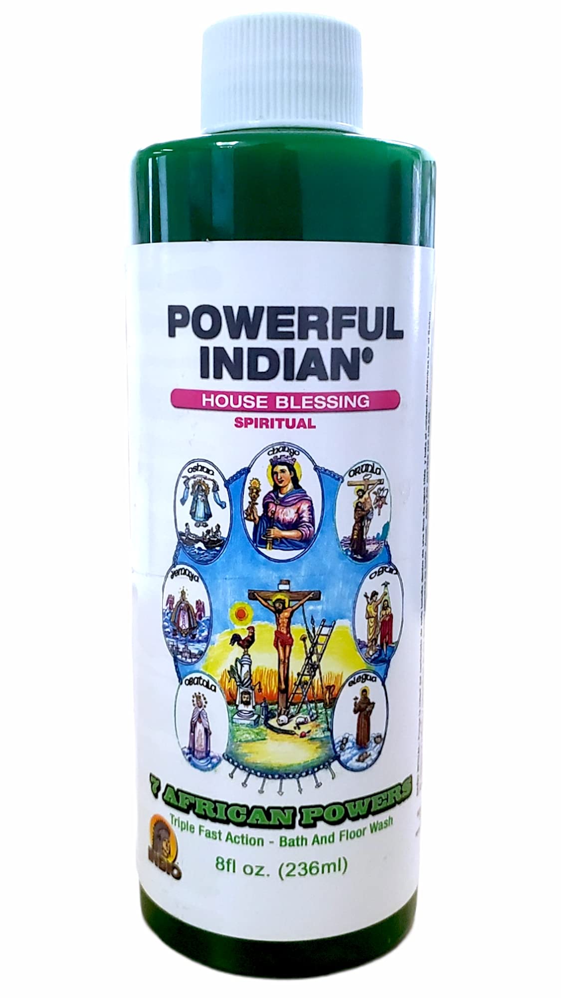 INDIO 7 AFRICAN POWERS- Powerful Indian House Blessing Bath and Floor Wash
