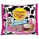 Chupa Chups Cremosa Lollipop Assortment, 2 Ice Cream Flavors, Individually Wrapped Candy for Kids, 10.5 Oz Bag (25 Suckers)