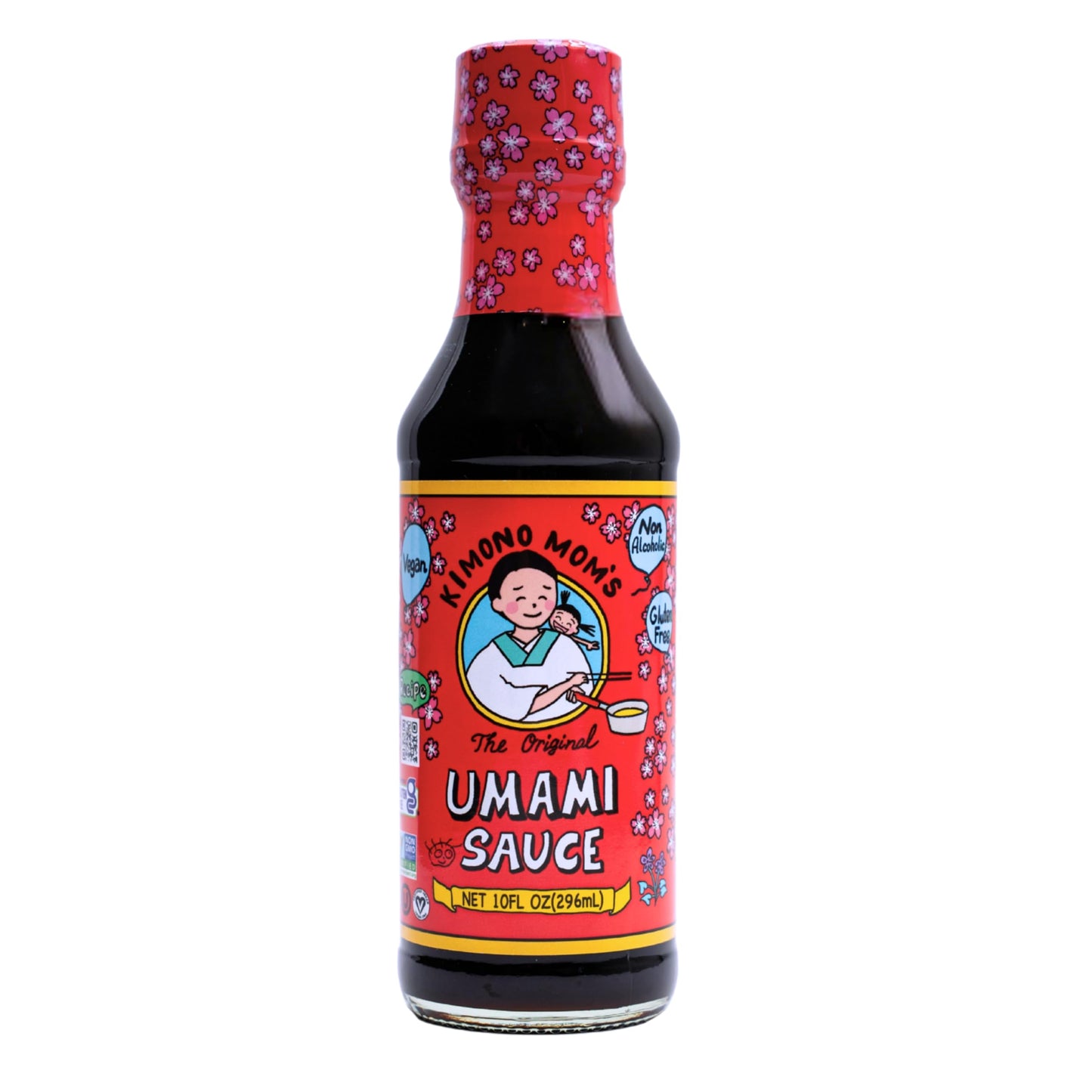 Kimono Mom UMAMI SAUCE, All purpose sauce, Authentic Japanese food, Plant-base, Vegan, Gluten-free, Non alcoholic, No added MSG, Umami seasoning, Made