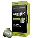 Bestpresso Coffee for Nespresso Original Machine 120 pods Certified Genuine Espresso Arabica Blend (Light Intensity), Pods Compatible with Nespresso