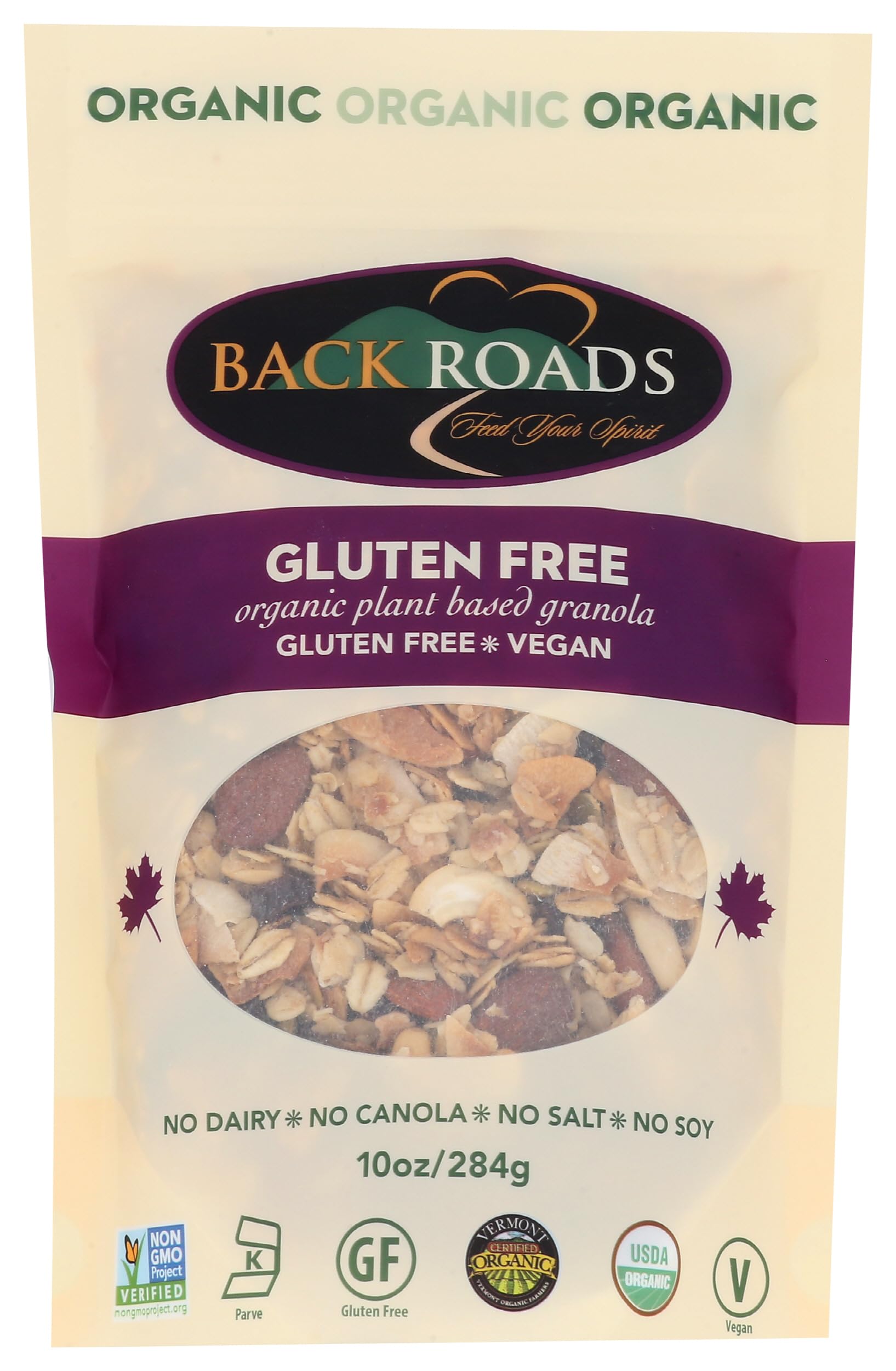 Back Roads, Granola Organic, 10 Ounce