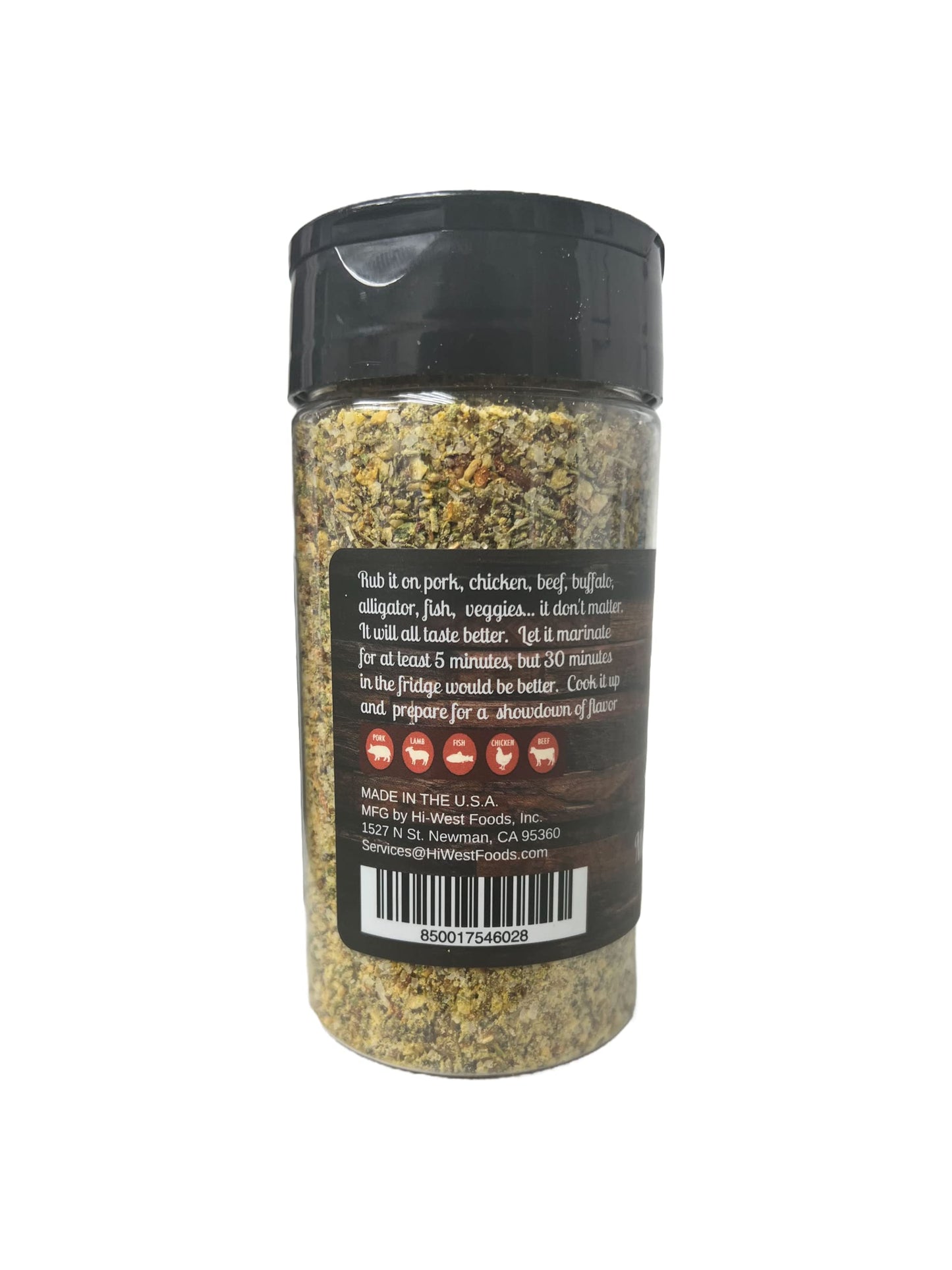 Hi?West Montana Buttery Herb BBQ Seasoning Rub - 5.5 oz Shaker Jar | Garlic, Onion, Butter Flavor, Parsley & Red Bell Pepper | Savory Herb Rub