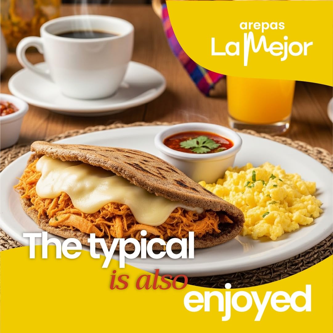 LA MEJOR Mote Arepas Colombianas 3 Pack (15 Units) | Authentic Colombian Gluten-Free Latin Snacks | Perfect for Breakfast or Side Dishes