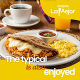 LA MEJOR Mote Arepas Colombianas 3 Pack (15 Units) | Authentic Colombian Gluten-Free Latin Snacks | Perfect for Breakfast or Side Dishes