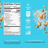 Mauna Loa Roasted Macadamia Nuts, Sea Salt, 6 oz - Keto, Gluten-Free, Healthy Snack