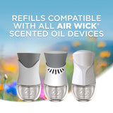 Air Wick Plug in Scented Oil Refill, 5 Ct, Fresh Peach and Sweet Nectar, Air Freshener, Essential Oils, Spring Collection