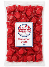 Cinnamon Candy - 1 lb Individually Wrapped Sweet Spicy Hard, Classic Cinnamon Disks, Bulk Red Long Lasting Flavor, Old Fashioned