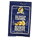 Buc-ees Beaver Nuggets Sea Salted Caramel Sweet Corn Puff Snacks Texas Bucees (Pack of 8 Bags)