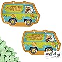 Scooby Doo Mystery Machine Sour Green Apple Candy Vans (2 Pack) with 2 Gosutoys Stickers