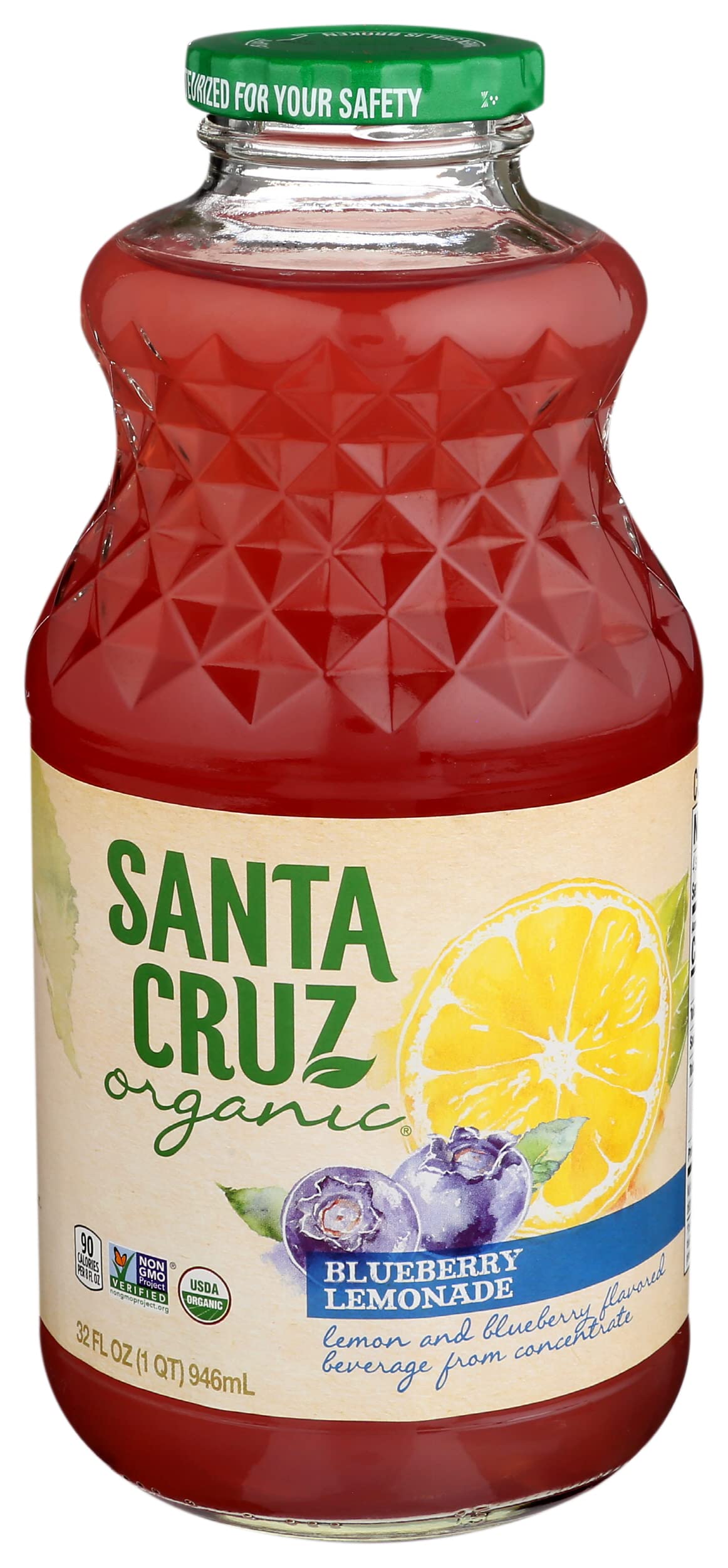 Santa Cruz Organic Organic Blueberry Lemonade, 32 FZ