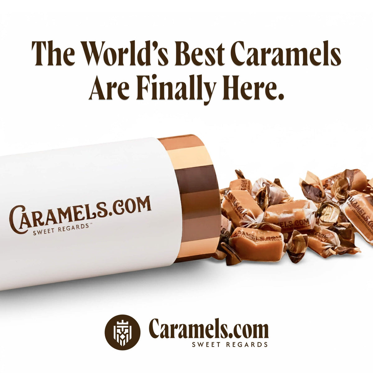 Caramels.com Butterscotch & Butter Rum Caramels | Individually Wrapped