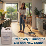 AuraClean Porcelain & Ceramic Tile Floor Cleaner - Mop Soap Concentrate for mopping - Streak-Free Clean, Ph Neutral and non-Toxic - Safe for Marble