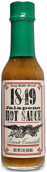 1849 All-Natural Jalapeño Hot Sauce, 5 oz. (4 Pack)
