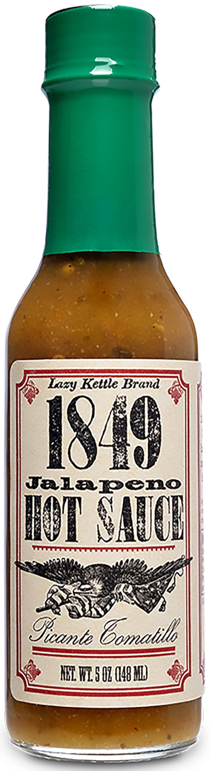 1849 All-Natural Jalapeño Hot Sauce, 5 oz. (4 Pack)