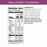 Nature's Path Organic Vanilla Almond + Flax Granola, 11.5 oz (Pack of 6), Non-GMO
