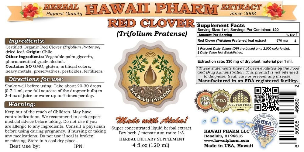 Red Clover (Trifolium Pratense) Liquid Extract 2x4 fl.oz