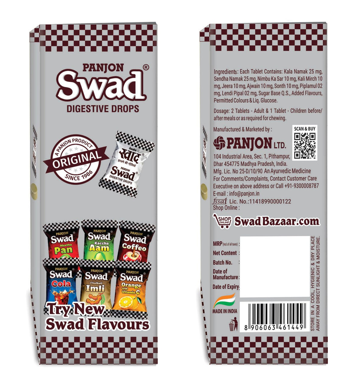 Swad Candy Gift Box Original Swad Toffee (Celebration Chocolate) s Pack of 2 800g