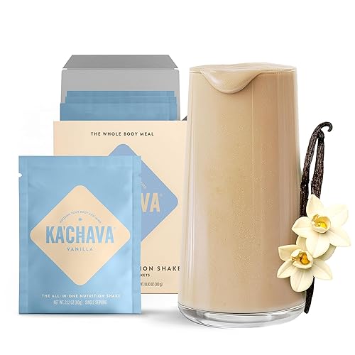 Ka’Chava Whole Body Meal Shake Vanilla - Vegan Protein Powder with 85+ Superfoods & Greens - Plant-Based Meal Replacement with Probiotics & Digestive