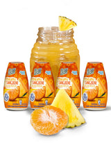 Klass Aguas Frescas | Liquid Water Enhancer | Pineapple Tangerine | Naturally Flavored | Sugar Free | Zero Calories Per Serving | Keto | 4 Bottles