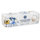 Woolzies Organic Wool Dryer Balls: 3 Pack XL Dryer Balls & 100% Pure Essential Oil| All Natural Laundry Fabric Softener Balls| Best Essential Oil