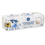 Woolzies Organic Wool Dryer Balls: 3 Pack XL Dryer Balls & 100% Pure Essential Oil| All Natural Laundry Fabric Softener Balls| Best Essential Oil