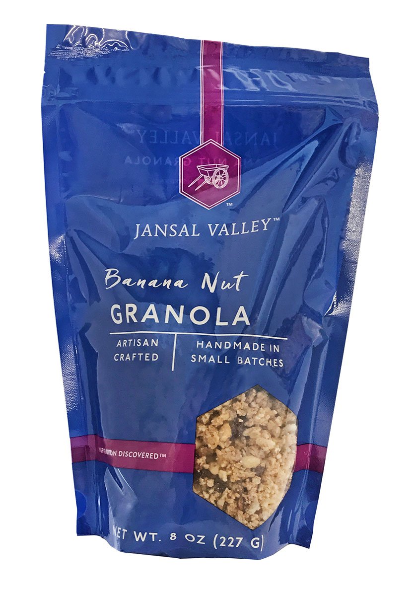 Jansal Valley Banana Nut Granola, 8.0 oz