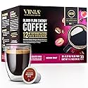 VINIA Medium Dark Roast Coffee with Red Grape Piceid Resveratrol, Nitric Oxide for Heart Health, Alertness, Physical Energy & Blood Flow Circulation