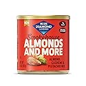 Blue Diamond Almonds, Mixed Nuts Smokehouse Flavored Deluxe Snack Nuts, Almonds, Pistachios, and Cashews, 14oz. Can (Pack of 1)