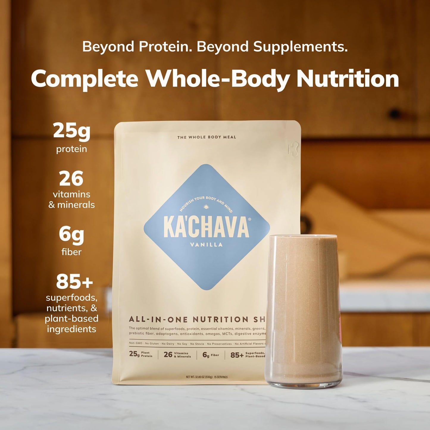 KaChava Vanilla Shake Protein Powder - 7 Serve