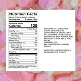 Sweet Candy Company Salt Water Taffy Individually Wrapped - Salt Water Taffy Candy Bulk, Old Fashioned Strawberry Flavor, Soft and Chewy, Single