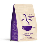 Coffee Bean Direct Godfather’s Italian Espresso®, Whole Bean Coffee, Handcrafted Blend, Dark Roast, 1 Pound Bag (Pack of 1)