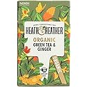 HEATH & HEATHER Organic Green Tea & Ginger 20ct, 20 CT