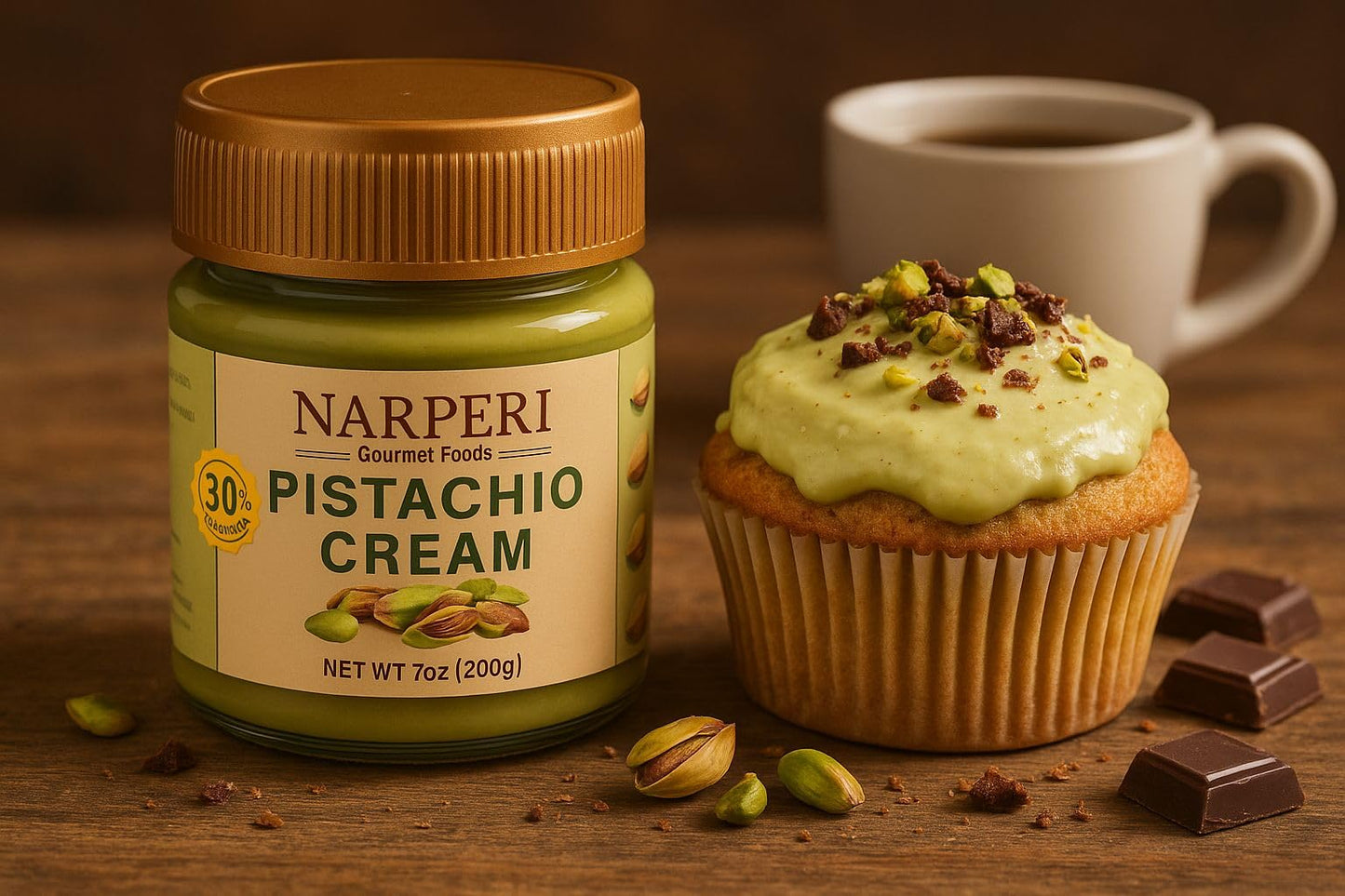 Narperi Pistachio Cream (30% Pistachio)