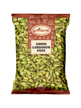 Aiva Green Cardamom Pods (Hari Elaichi) | Whole Aromatic Spice for Cooking | Baking | Tea, Desserts & Seasoning - 14 OZ (400 gm)