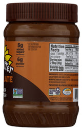 SunButter Chocolate Sunflower Seed Butter, 16 oz Nut-Free Spread with 7g Plant-Based Protein, Roasted Rich & Savory Flavor, Smooth Texture | Vegan