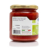 Giusto Sapore Traditional Organic Tomato Basil Italian Pasta Sauce 10oz - All Natural Non GMO Italian Premium Gourmet Brand - Made in Italy and Family