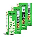Kaizen Fusilli Protein Pasta, 20g Protein, Low Carb (6g Net Carbs), Keto-Friendly, Gluten-Free, Plant-Based Lupini Noodles, High Fiber, 8 Ounce, Pack